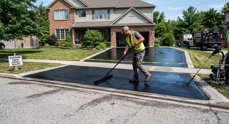 Asphalt Driveway Sealing in Greenville, SC