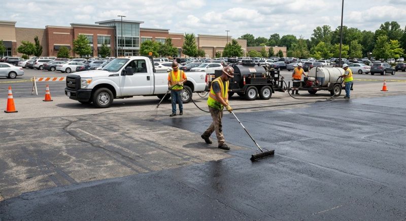 Church Parking Lot Sealcoating in Tampa, FL