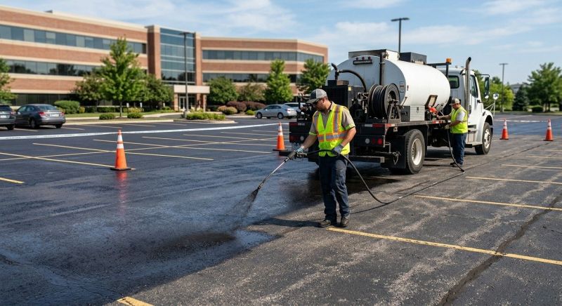 Commercial Parking Lot Sealing in Columbus, OH