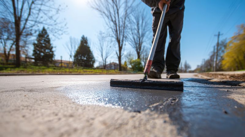 Asphalt Driveway Coating Service