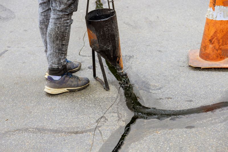 Hot Tar Driveway Sealing in San Antonio, TX