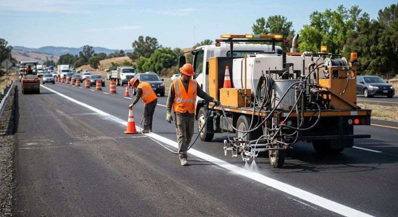 Line Striping Service in Roswell, GA