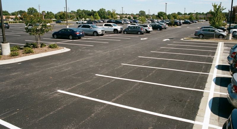 Parking Lot Painting in Alpharetta, GA