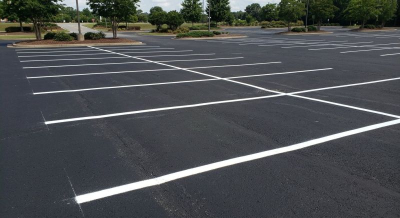 Parking Lot Striping in Roswell, GA