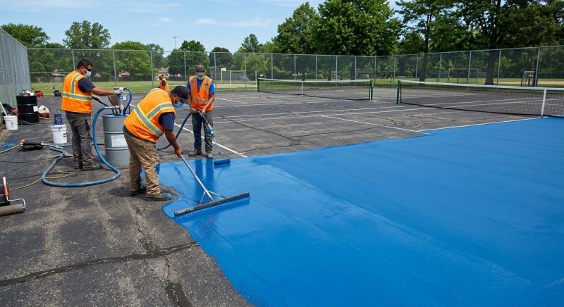 Sports Court Resurfacing in Columbus, OH