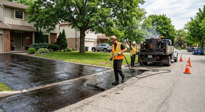Asphalt Driveway Sealing in Grand Rapids, MI