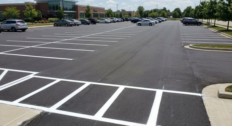 Church Parking Lot Striping in Roswell, GA